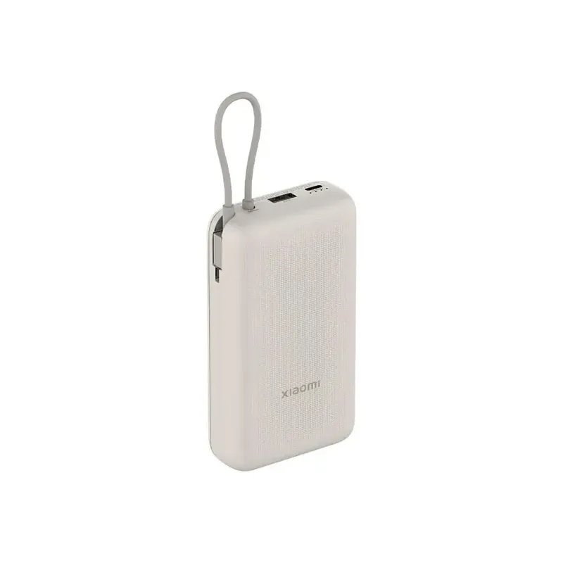 Carregador Portátil Xiaomi 33W Power Bank PB2030MI 20.000 Mah Saídas USB e 2 USB-C - Tan