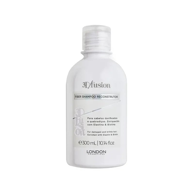 Shampoo London Cosméticos 3D Fusion Reconstrutor - 300mL