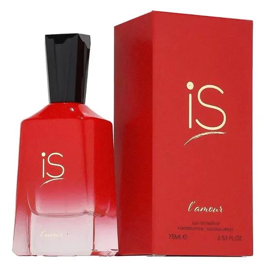 Perfume Fragrance World Is L'Amour Intense Eau de Parfum Feminino 75 ML