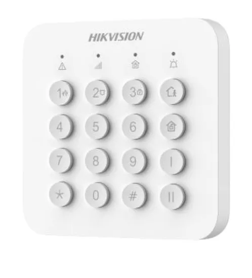 Teclado de Incêndio com Alarme Residencial Hikvision Ax Home DS-PK201B-WB PY