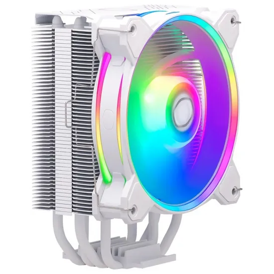 Cooler de Ar Cpu Cooler Master Hyper 212 Halo, Argb, 120MM, Intel 115X/ 1200/ 1700/ 1851, AMD AM4/ AM5, RR-S4WW-20PA-R1, Branco