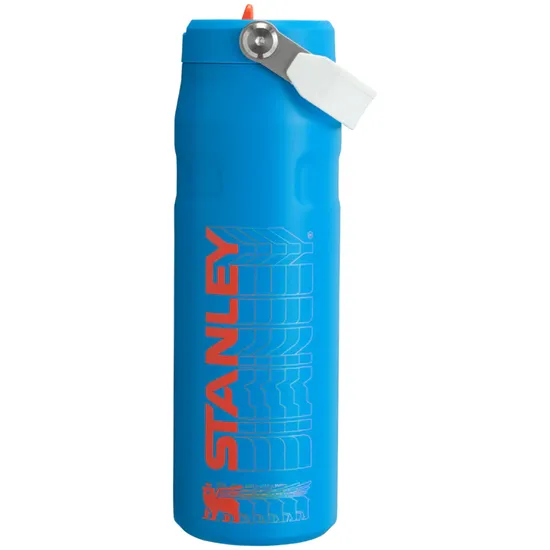 Garrafa Térmica Stanley The Aerolight Iceflow Bottle Flip Straw 10-11283-155 - 710ML - com Bico - Azure Reverb
