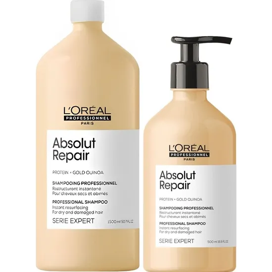 Kit L'Oréal Professionnel Paris Absolut Repair Shampoo 1.5L + Condicionador 750ml