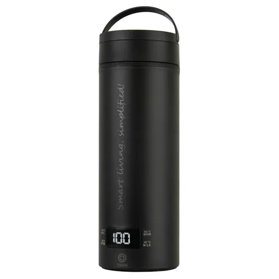 Garrafa Térmica para Carro Smartfy GT-01 - 96W - 500ML - Preto