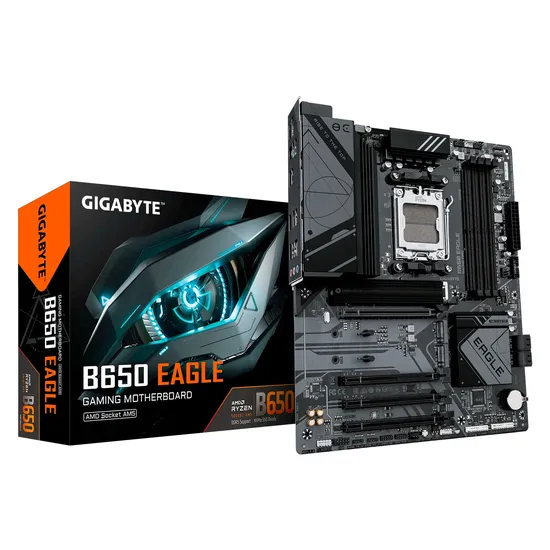 Placa-Mãe Gigabyte B650 Eagle DDR5 Socket AM5 Chipset AMD B650 ATX