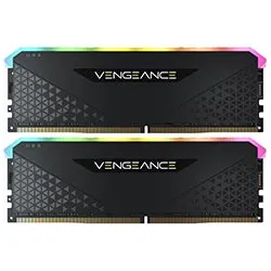 Memória RAM Corsair Vengeance RGB RS DDR4 32GB (2X16GB) 3200MHZ - Preto (CMG32GX4M2E3200C16)