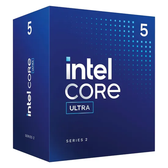 Processador Intel Core Ultra 5-235 Soquete LGA 1851 14 Núcleos 14 Threads 3.4GHz e 5GHz Turbo Cache 24MB