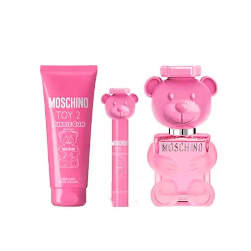 Kit Moschino Toy 2 Bubble Edt Feminino 100ML 3 Peças