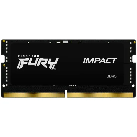 Memória para notebook Kingston DDR5 16GB 4800MHz Fury Impact - KF548S38IB-16
