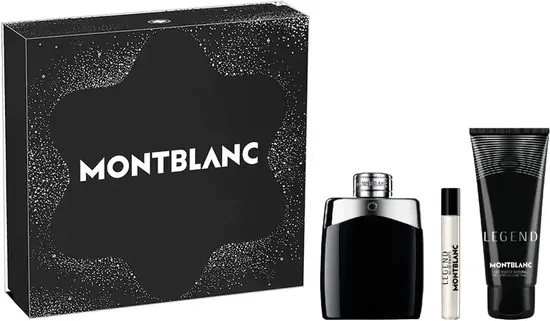 Kit Mont Blanc Legend Masculino 100 ML + Gel de Banho + Mini