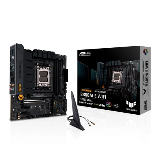 Placa-mãe Asus B650M-E TUF Gaming WiFi DDR5/HDMI/DP 2 M.2 para AM5