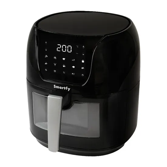 Fritadeira Elétrica Air Fryer Smartfy AF06B - 1800W - 7.4L - 220V 50/60HZ - Preto