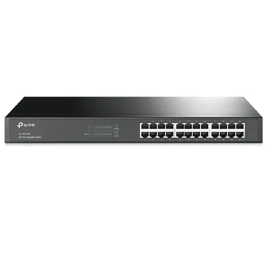 Hub Switch TP-Link 24 Portas TL-SG1024 10/100/1000 Montável em Rack