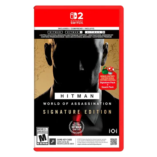 Jogo Hitman: World Of Assassination Signature Edition para Nintendo Switch 2