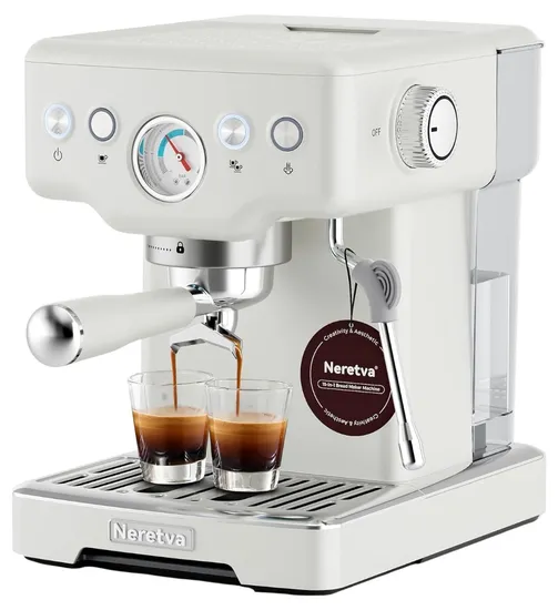 Cafeteira Espresso Neretva PE3690WH Manômetro 15BAR 1450W