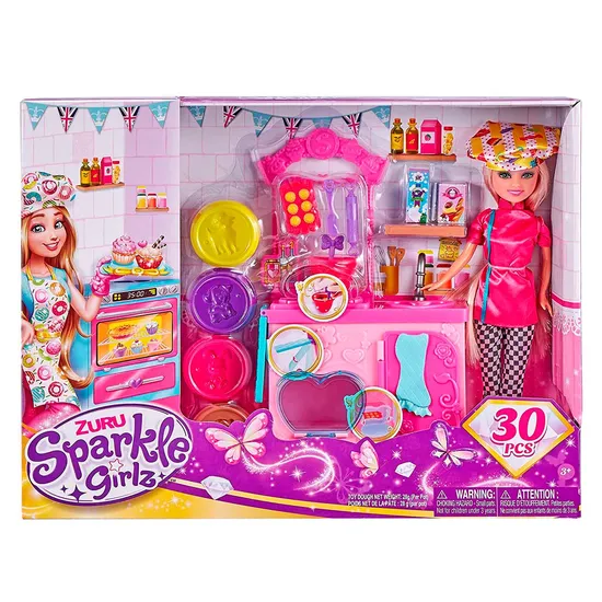 Jogo de Cozinha Sparkle Girls c/30 Peças