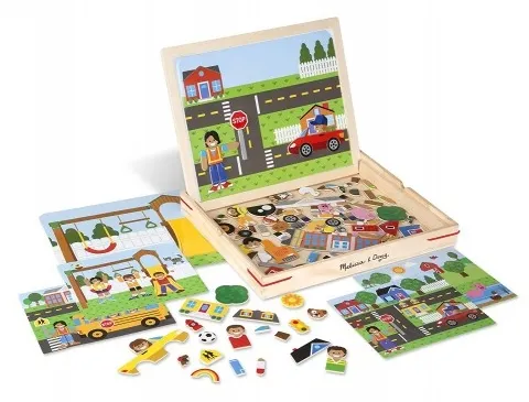 Jogo de Imagens Magnéticas de Madeira Melissa & Doug 19918