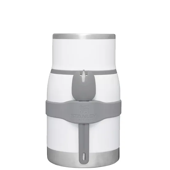 Pote Térmico + Garfo/Colher Stanley The Adventure To-Go Food Jar 710ML - White