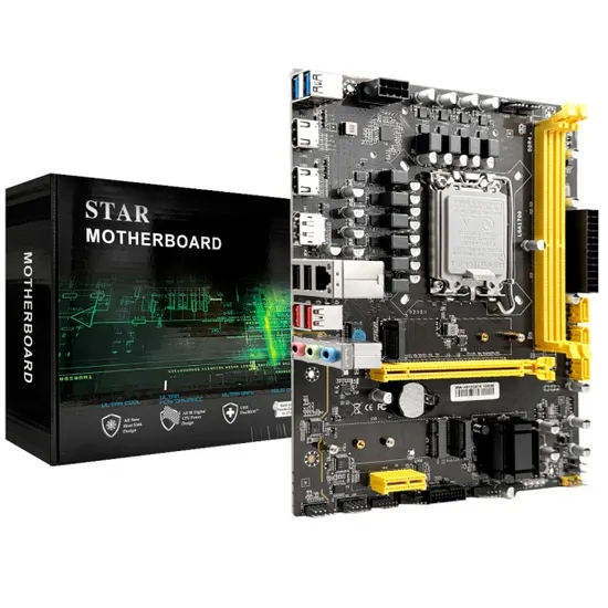 Placa-mãe MB 1700 Star H610 M.2/HDMI/DP/Gigalan USB 3.0