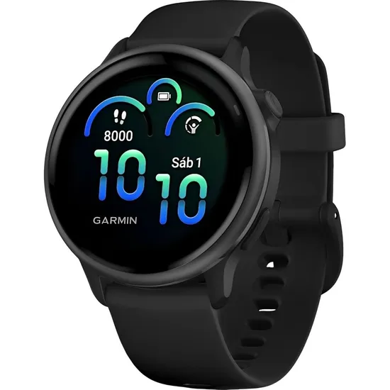 Relógio GPS Garmin Vívoactive 6 010-02985-00 - Ardósia Preto