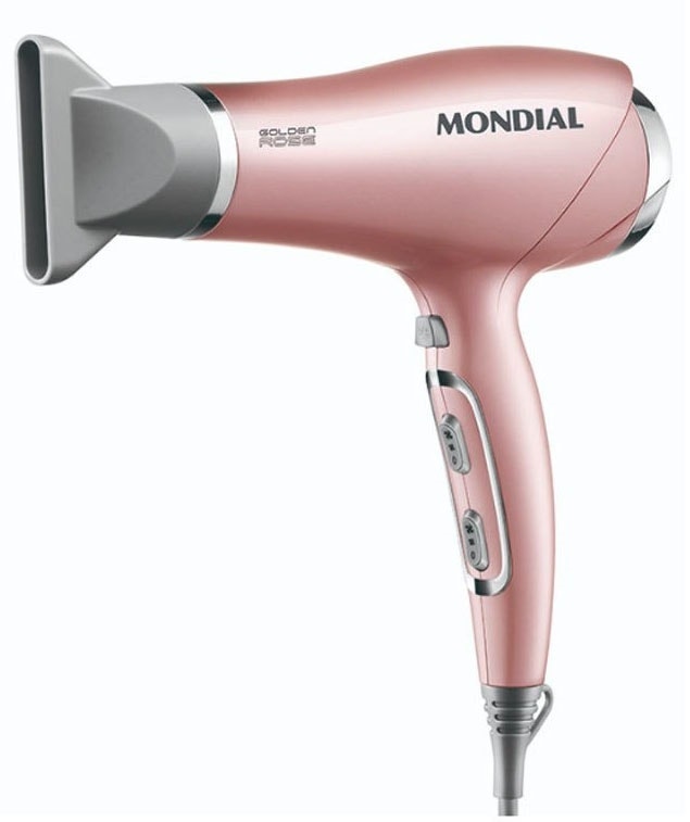 Secador de Cabelo Mondial Golden Rose SC-32 - 110 Volts - 50Hz