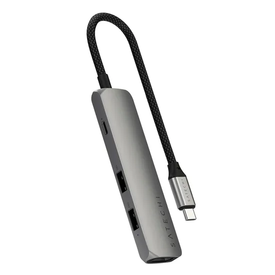 Hub USB Satechi ST-P4SM 4 Em 1 - Preto