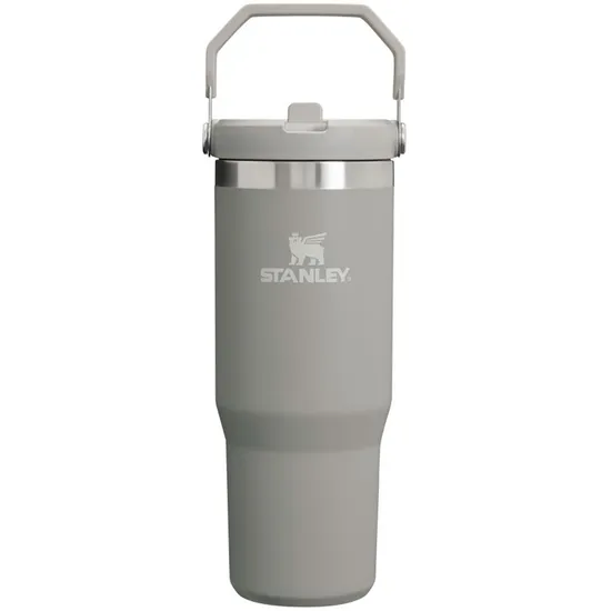 Garrafa Térmica Stanley Classic The Iceflow Flip Straw Tumbler 887ML - Cinza