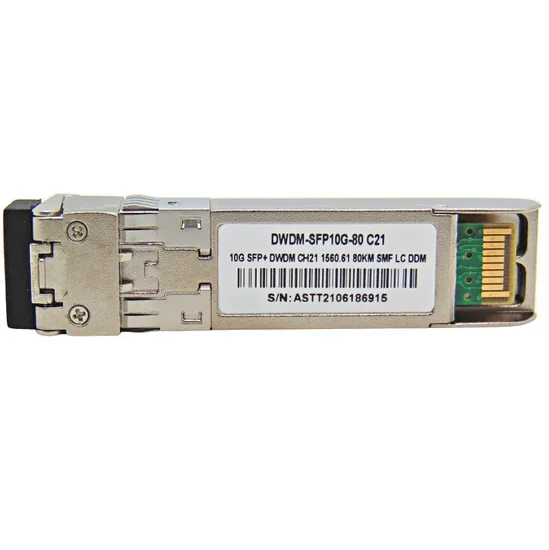 Switch Óptico Cisco Mux-Demux SFP+ 10G 80km DWDM 1560.61nm C21 F. M