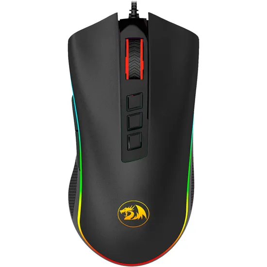 Mouse Gamer Redragon Cobra M711W RGB - com Fio - 10000DPI - 8 Botões - Preto