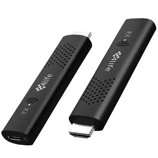 Adaptador Wireless HDMI 4LIFE FLHD02 Full HD - Preto