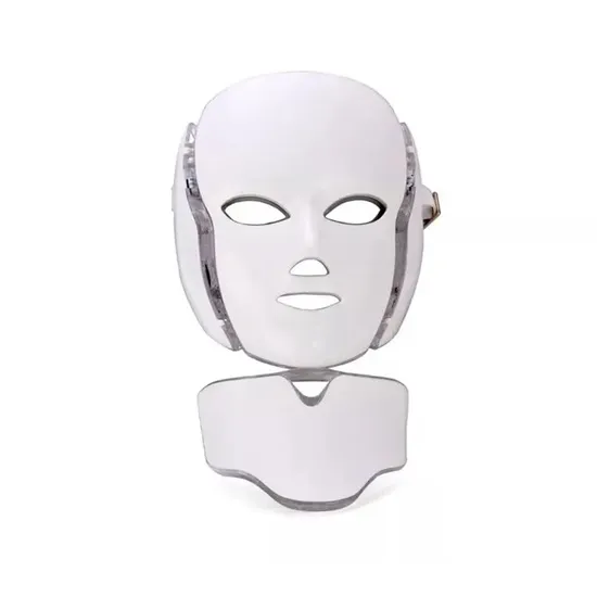 Máscara LED Tratamento Estético Facial + Pescoço Fototerapia