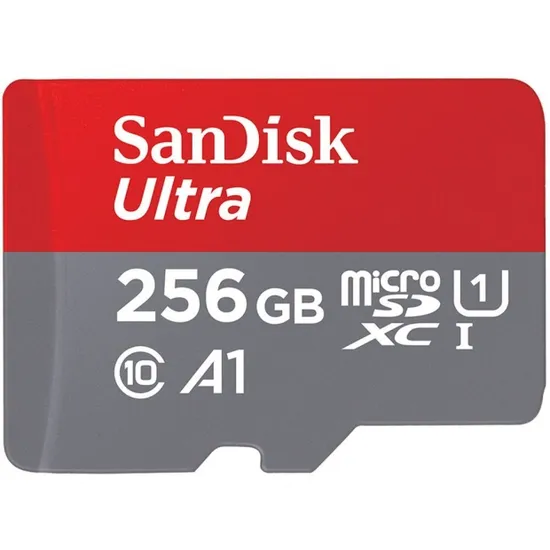 Cartão Micro SD 256GB SanDisk Ultra 150MB/s C10 SDSQUAC-256G-GN 6MA