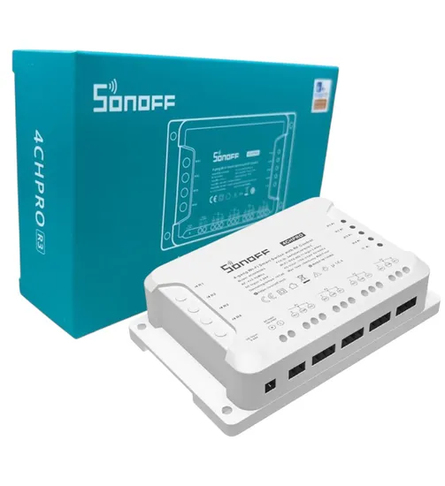 Interruptor Inteligente Wifi Sonoff 4CHPROR3 8800W