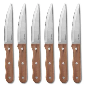 Jogo de Facas Cuisinart C55W-S6STKC Nogueira - 6 Peças