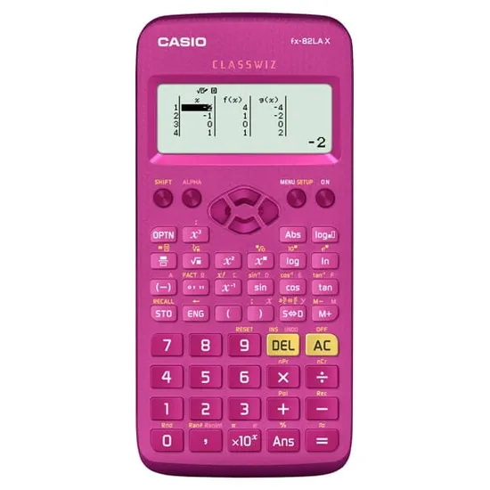 Calculadora Científica Casio FX-82LAX-PK-W-DH Rosa