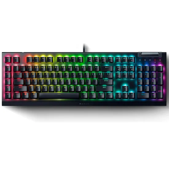 Teclado Gamer Razer USB Blackwidow V4 X (Amarelo) Nasa - RZ03-04701900-R3U1