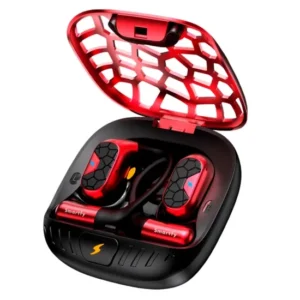 Fone de Ouvido Ear Smartfy FS10B/R Bluetooth Vermelho/Preto True Wireless Caixa Preto/Vermelho