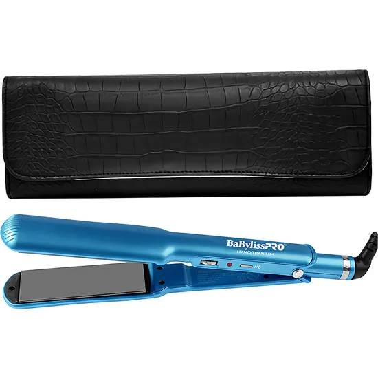 Prancha Babylisspro BABNT9559UZ Nano Titanium 38 MM 220V Celeste com Estojo