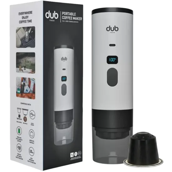 Cafeteira Portátil Dub DBCM 3 Em 1 USB-C - Branca