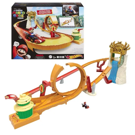 Trilha Hot Wheels Super Mario Na Selva