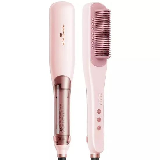 Escova Alisadora Wavytalk Steamline Pro B395 com Vapor - Rosa