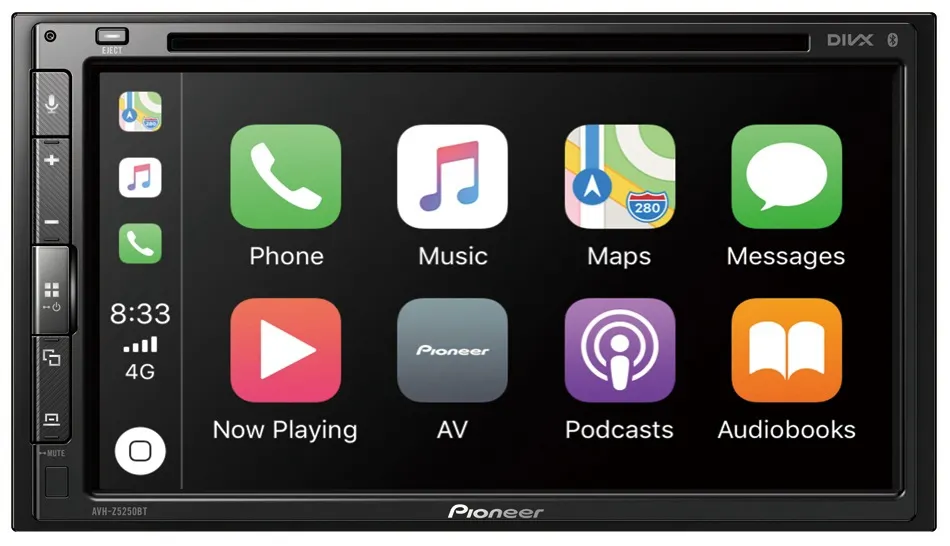Toca DVD Pioneer AVH-Z5250BT 6,8" Bluetooth/USB/DVD/CD/FM