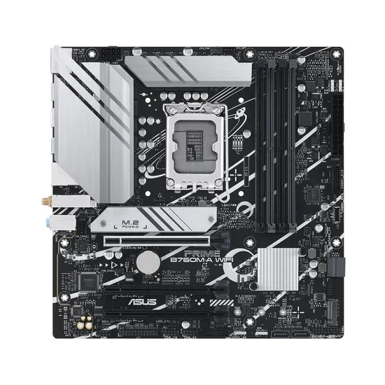 Placa-mãe Asus Prime B760M-A Wifi LGA 1700 DDR5 Preto