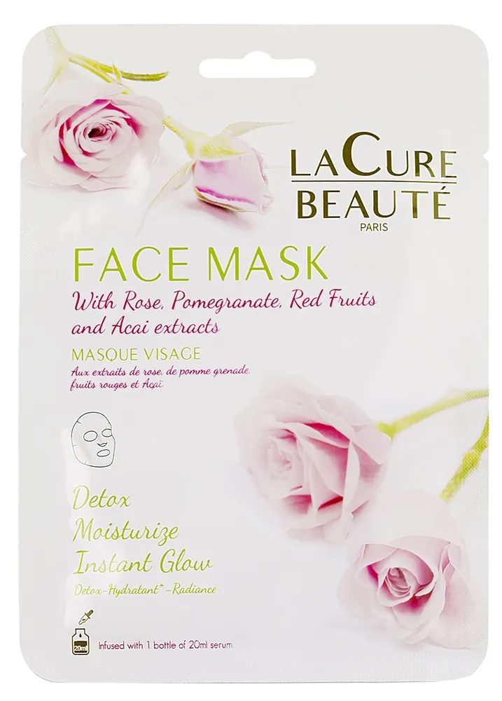 Máscara Facial La Cure Beauté Detox Moisturize (3 Unidades)