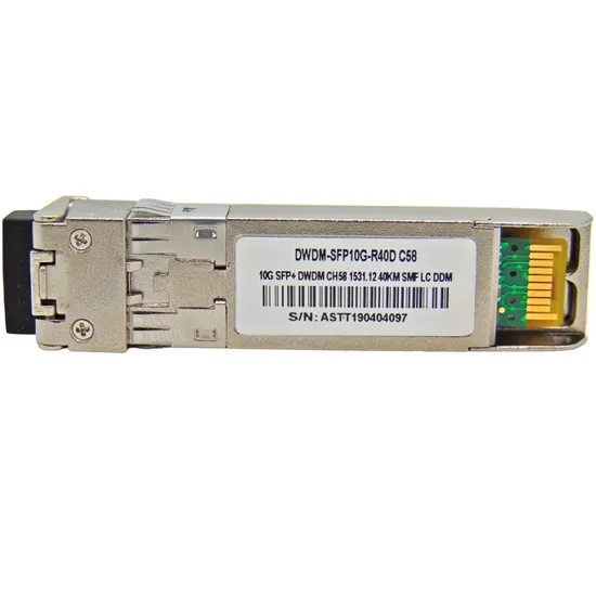 Multiplexador/Demultiplexador Cisco F. M SFP+ 10G 40KM DWDM-SFP10G 1531.12 C58