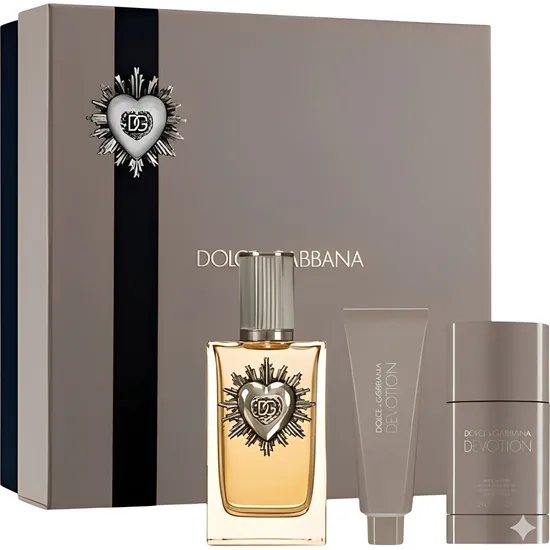 Kit Perfume Dolce & Gabbana Devotion Pour Homme Edp - Masculino 3 Peças