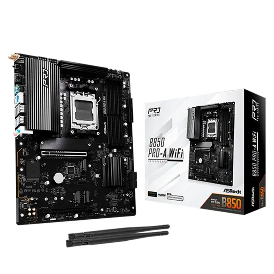 Placa-mãe AM5 Asrock B850 Pro-A Wifi DDR5 HDMI USB 3.2