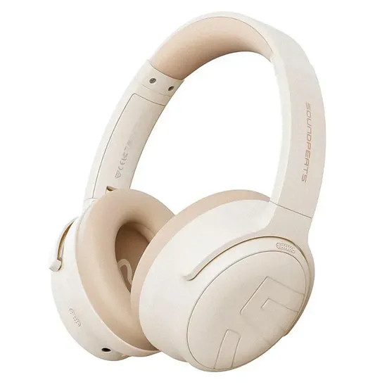 Fone de Ouvido Soundpeats Space Pro Sem Fio - Bege
