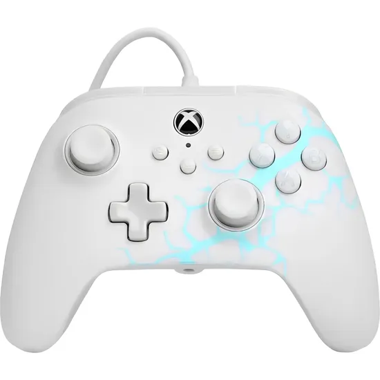 Controle Powera Enhanced com Fio para Xbox Series X/S/One - Ártico Ice (PWA-A-15191)