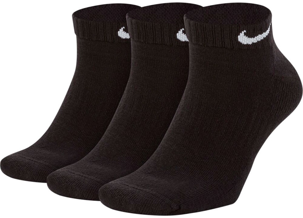 Meias Nike Socket Cotton Cushioned SX7670 010 (3 Pares)